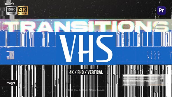 Transitions | VHS Glitch Transitions（102663）-技能树